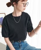 【ディスコート/Discoat】のモチモチ半袖プルオーバー《WEB限定カラーあり》 ブラック|ID: prp329100004658074 ipo3291000000033882908