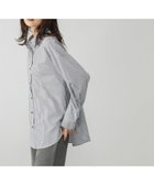 【グローバルワーク/GLOBAL WORK】の吉高由里子さん着用/365日マイスタイルシャツ/571317 WEB限80ネイビーストライプ80|ID:prp329100004658085