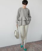 【ガール/GIRL】のダンボールニットペプラムプルオーバー【洗える】 GRY|ID: prp329100004658110 ipo3291000000034271429