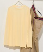 【ジャーナルスタンダード/JOURNAL STANDARD】の《追加5》クルーネックシアーロングTシャツ 人気、トレンドファッション・服の通販 founy(ファニー) ファッション Fashion レディースファッション Fashion for Women トップス・カットソー Cut & Sew Tops シャツ・ブラウス・オフィスカジュアル Elegant Blouses & Button-Ups ロングTシャツ・Tシャツ Longline T-Shirts & Tees 2025年 2025 2025-2026秋冬・A/W Autumn/Winter 2025–26 AW25–26 thumbnail イエロー|ID: prp329100004658131 ipo3291000000033718438