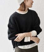 【シップス フォー ウィメン/SHIPS】の【WEB限定】SHIPS any 洗濯機可能 USA コットン 裏起毛 コクーン プルオーバー ブラック|ID: prp329100004658175 ipo3291000000034506428