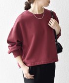 【シップス フォー ウィメン/SHIPS】の【WEB限定】SHIPS any 洗濯機可能 USA コットン 裏起毛 コクーン プルオーバー ワイン|ID: prp329100004658175 ipo3291000000034506435