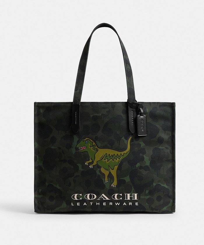 【コーチ/COACH / MEN】のトート・カモ プリント アンド レキシー インテリア・キッズ・メンズ・レディースファッション・服の通販 founy(ファニー) https://founy.com/ ファッション Fashion メンズファッション Fashion for Men キャンバス Canvas, Canvas Fabric プリント Print, Printed Pattern |ID: prp329100004658185 ipo3291000000033875585