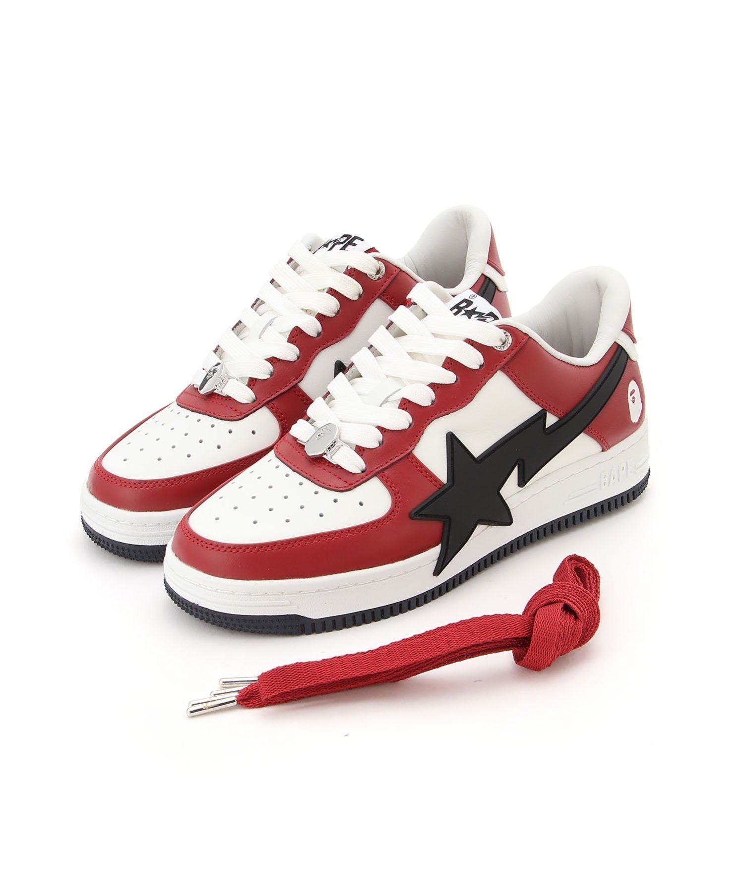 【アベイシングエイプ/A BATHING APE / MEN】のBAPE STA OS #2 インテリア・キッズ・メンズ・レディースファッション・服の通販 founy(ファニー) 　ファッション　Fashion　メンズファッション　Fashion for Men　バランス　Balance, Style Balance　ブロッキング　Color Blocking, Panel Design　RED|ID: prp329100004658220 ipo3291000000033885090