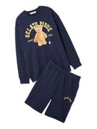 【ジェラートピケ オム/GELATO PIQUE HOMME / MEN】の【ONLINE限定】【HOMME】スポーティーベア裏毛プルオーバー 裏毛ハーフパンツセット NVY[089]|ID: prp329100004658222 ipo3291000000033905190