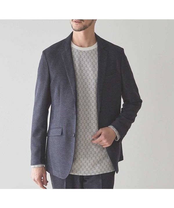 【メンズビギトーキョー/Men's Bigi / MEN】のカラミ織りテーラードジャケット インテリア・キッズ・メンズ・レディースファッション・服の通販 founy(ファニー) 　ファッション　Fashion　メンズファッション　Fashion for Men　春　Spring　軽量　Lightweight, Ultra Light　サマー　Summer, Summer Style　ジャケット　Jacket, Outerwear　ストレッチ　Stretch, Stretchy Fabric　セットアップ　Set-Up, Coordinated Outfit　定番　Standard, Basic Item　人気　Popular, Best Seller　ポケット　Pocket, Pocket Detail　S/S・春夏　SS, Spring/Summer, Warm Season　夏　Summer　エレガント 上品　Elegant　ビジネス 仕事 通勤　Business / Work / Commuting　ネイビー|ID: prp329100004658303 ipo3291000000033876502