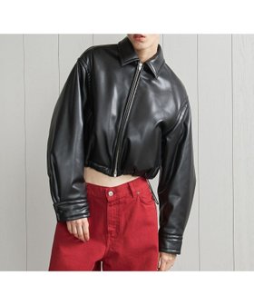【ユナイテッドアローズ/UNITED ARROWS】のH レザーライク パデッドブルゾン 人気、トレンドファッション・服の通販 founy(ファニー) ファッション Fashion レディースファッション Fashion for Women アウター Coat / Outerwear Collection ブルゾンジャケット・スポーティアウター Blouson Jackets おすすめ Recommended / Our Picks クロップド Cropped, Short Length ショルダー Shoulder, Shoulder Strap トレンド Trend, Trending Now ドロップ Drop Shoulder, Dropped Style バランス Balance, Style Balance リアル Real, Realistic エレガント 上品 Elegant |ID:prp329100004658372