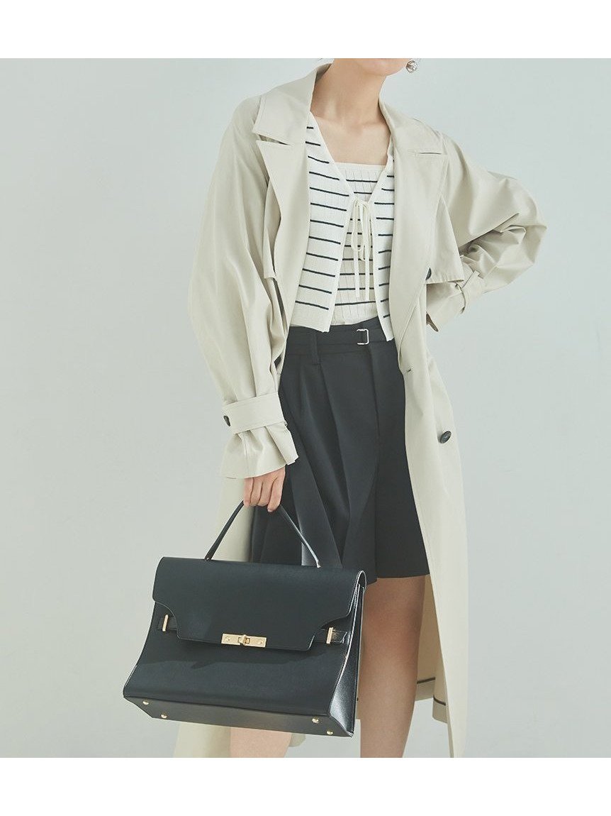 【フレイ アイディー/FRAY I.D】のオーバートレンチコート 人気、トレンドファッション・服の通販 founy(ファニー) 　ファッション　Fashion　レディースファッション　Fashion for Women　アウター　Coat / Outerwear Collection　コート・ロングコート・ピーコート　Long Coats, Peacoats & More　トレンチコート / 春秋の定番アウター　Trench Coats　クラシカル　Classical, Vintage-Inspired　スタイリッシュ　Stylish, Fashionable　スマート　Smart, Elegant　スリーブ　Sleeve, Long Sleeve / Short Sleeve　人気　Popular, Best Seller　 other-1|ID: prp329100004658380 ipo3291000000033999947