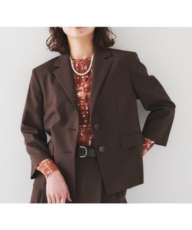 【アンタイトル/UNTITLED】の【オンオフ使える/セットアップ可能】トロピカルウール シングルブレストジャケット 人気、トレンドファッション・服の通販 founy(ファニー) ファッション Fashion レディースファッション Fashion for Women アウター Coat / Outerwear Collection レディースジャケット・軽アウター Jackets 春 Spring コンパクト Compact, Small Size スマート Smart, Elegant セットアップ Set-Up, Coordinated Outfit バランス Balance, Style Balance ポケット Pocket, Pocket Detail モダン Modern, Contemporary S/S・春夏 SS, Spring/Summer, Warm Season 夏 Summer |ID:prp329100004658381