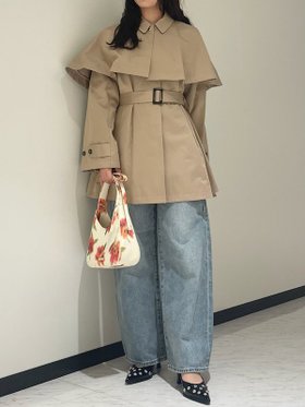 【リリーブラウン/Lily Brown】の3wayケープコート 人気、トレンドファッション・服の通販 founy(ファニー) ファッション Fashion レディースファッション Fashion for Women アウター Coat / Outerwear Collection コート・ロングコート・ピーコート Long Coats, Peacoats & More 春 Spring シンプル Simple, Minimal スマート Smart, Elegant チェック Check, Plaid, Tartan エレガント 上品 Elegant |ID:prp329100004658433