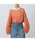 【レプシィム ローリーズファーム/LEPSIM LOWRYS FARM】の7ゲージテープヤーン長袖プルオーバー 人気、トレンドファッション・服の通販 founy(ファニー) ファッション Fashion レディースファッション Fashion for Women トップス・カットソー Cut & Sew Tops カジュアルプルオーバー・ニットトップス Pullovers & Knit Tops / Casual Pullovers オレンジ Orange メッシュ Mesh, Net Fabric リラックス Relax, Relaxed Fit ルーズ Loose, Oversized 人気 Popular, Best Seller 今秋 This Fall 夏 Summer 定番 Standard, Basic Item 春 Spring 秋 Autumn 長袖 Long Sleeve, Full Sleeve thumbnail オレンジ45|ID: prp329100004659118 ipo3291000000033720203