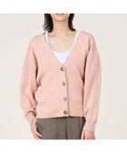 【マイカ ディール/MICA & DEAL】の【marmors】smooth v/neck cardigan PINK|ID: prp329100004659141 ipo3291000000033720294