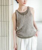 【アーバンリサーチ/URBAN RESEARCH】のリネン混ノースリーブニット GREIGE|ID: prp329100004659145 ipo3291000000033720320