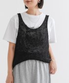 【アーバンリサーチ/URBAN RESEARCH】のリネン混ノースリーブニット BLACK|ID: prp329100004659145 ipo3291000000033720321