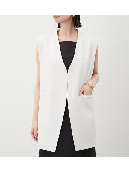 【ミラオーウェン/Mila Owen】のソリッドノーカラーロングベスト インテリア・キッズ・メンズ・レディースファッション・服の通販 founy(ファニー) https://founy.com/ 雑誌掲載アイテム Magazine Picks & Fashion Features ファッション雑誌 Fashion Magazines ストーリィ STORY オッジ Oggi ファッション Fashion レディースファッション Fashion for Women アウター Coat / Outerwear Collection トップス・カットソー Cut & Sew Tops ベスト&ジレ / 重ね着スタイル Vests & Gilets 8月号 August Issue, Aug. Edition 9月号 September Issue エレガント 上品 Elegant キャミソール Camisole, Spaghetti Strap Top ジャケット Jacket, Outerwear トレンド Trend, Trending Now ベスト Vest, Waistcoat ロング Long, Long-Length 定番 Standard, Basic Item 雑誌 Magazine, Fashion Magazine |ID: prp329100004659153 ipo3291000000033895669