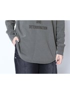 【ラシュッド/LASUD】のフロントロゴスウェットシャツ グレー|ID: prp329100004659197 ipo3291000000033720558
