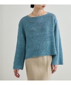 【ロペ/ROPE'】の【洗える】スラブリネン ボートネックプルオーバー ターコイズ(49)|ID: prp329100004659199 ipo3291000000033720574