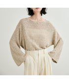 【ロペ/ROPE'】の【洗える】スラブリネン ボートネックプルオーバー ベージュ(27)|ID: prp329100004659199 ipo3291000000033720576
