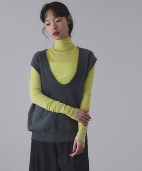 【アダム エ ロペ/ADAM ET ROPE'】のウォッシャブルウールタートルネックカットオフプルオーバー 人気、トレンドファッション・服の通販 founy(ファニー) ファッション Fashion レディースファッション Fashion for Women トップス・カットソー Cut & Sew Tops カジュアルプルオーバー・ニットトップス Pullovers & Knit Tops / Casual Pullovers タートルネック・ハイネックトップス Turtlenecks & High-Neck Tops インナー Innerwear 秋 Autumn カットオフ Cut-Off Design カットソー Cut and Sewn Top シアー Sheer, See-Through シンプル Simple, Minimal ジャケット Jacket, Outerwear タートル Turtleneck, Turtle Collar タートルネック Turtleneck, High Neck デニム Denim, Jeans Material なめらか Smooth, Silky Texture ポケット Pocket, Pocket Detail ワイド Wide, Wide Fit 冬 Winter / This Winter A/W・秋冬 Autumn/Winter おすすめ Recommended / Our Picks 2026年 2026 |ID:prp329100004659206