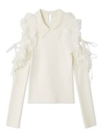 【スナイデル/SNIDEL】のプリーツフリルニットプルオーバー 人気、トレンドファッション・服の通販 founy(ファニー) ファッション Fashion レディースファッション Fashion for Women トップス・カットソー Cut & Sew Tops ニット Knit Tops & Sweaters カジュアルプルオーバー・ニットトップス Pullovers & Knit Tops / Casual Pullovers ウェーブ Wavy Pattern 今季 This Season, Current Season ショルダー Shoulder, Shoulder Strap ドッキング Docking, Mixed Material 定番 Standard, Basic Item 人気 Popular, Best Seller フィット Fit, Slim Fit フェミニン Feminine, Girly フリル Frill, Ruffle プリーツ Pleats, Pleated ボトム Bottoms, Lower Wear リボン Ribbon, Bow おすすめ Recommended / Our Picks |ID:prp329100004659208