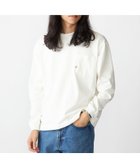 【シップス フォー ウィメン/SHIPS】の【WEB限定】SHIPS 汗染み防止加工 ワンポイントロゴ ビッグシルエットヘビーウェイトTシャツ オフホワイト|ID: prp329100004659237 ipo3291000000034511607