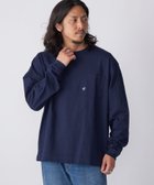 【シップス フォー ウィメン/SHIPS】の【WEB限定】SHIPS 汗染み防止加工 ワンポイントロゴ ビッグシルエットヘビーウェイトTシャツ ネイビー|ID: prp329100004659237 ipo3291000000034511615