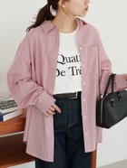 【ディスコート/Discoat】の《新色追加!》【WEB限定】レギュラーカラービックシャツ 人気、トレンドファッション・服の通販 founy(ファニー) ファッション Fashion レディースファッション Fashion for Women トップス・カットソー Cut & Sew Tops シャツ・ブラウス・オフィスカジュアル Elegant Blouses & Button-Ups ショルダー Shoulder, Shoulder Strap スリット Slit, Slit Detail ドロップ Drop Shoulder, Dropped Style バランス Balance, Style Balance ビッグ Big, Oversized ポケット Pocket, Pocket Detail リラックス Relax, Relaxed Fit レギュラー Regular, Standard Fit 定番 Standard, Basic Item thumbnail レッド|ID: prp329100004659242 ipo3291000000034113767