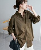 【ディスコート/Discoat】の《新色追加!》【WEB限定】レギュラーカラービックシャツ 人気、トレンドファッション・服の通販 founy(ファニー) ファッション Fashion レディースファッション Fashion for Women トップス・カットソー Cut & Sew Tops シャツ・ブラウス・オフィスカジュアル Elegant Blouses & Button-Ups ショルダー Shoulder, Shoulder Strap スリット Slit, Slit Detail ドロップ Drop Shoulder, Dropped Style バランス Balance, Style Balance ビッグ Big, Oversized ポケット Pocket, Pocket Detail リラックス Relax, Relaxed Fit レギュラー Regular, Standard Fit 定番 Standard, Basic Item thumbnail ブラウン|ID: prp329100004659242 ipo3291000000034113770