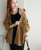 【ディスコート/Discoat】の《新色追加!》【WEB限定】レギュラーカラービックシャツ モカ|ID: prp329100004659242 ipo3291000000034302894