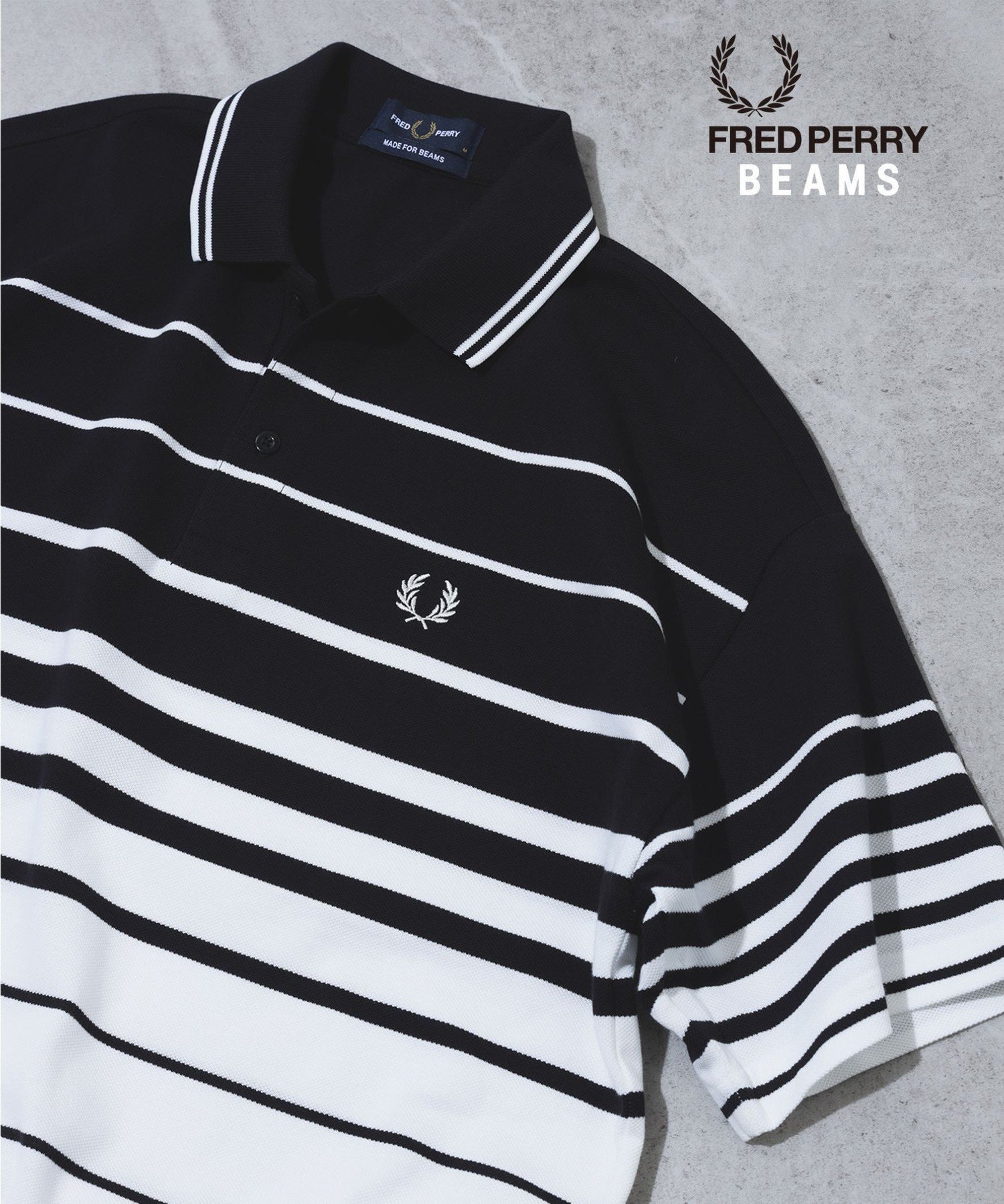 【ビームス/BEAMS / MEN】の【別注】FRED PERRY / リラックス ストライプ ピケ ポロシャツ 25SS 半袖 メンズ ユニセックス 人気、トレンドファッション・服の通販 founy(ファニー) 　ファッション　Fashion　メンズファッション　Fashion for Men　鹿の子　Piqué, Kanoko Fabric　ストライプ　Stripe, Striped Pattern　トレンド　Trend, Trending Now　フィット　Fit, Slim Fit　ベスト　Vest, Waistcoat　ポロシャツ　Polo Shirt, Collared Tee　別注　Limited Edition, Custom Order　半袖　Short Sleeve, Half Sleeve　メンズ　Men's, Menswear　リラックス　Relax, Relaxed Fit　ロンドン　London Style, British Inspired　エレガント 上品　Elegant　2025年　2025　2025春夏・S/S　Spring/Summer 2025 SS25　 other-1|ID: prp329100004659290 ipo3291000000033850580