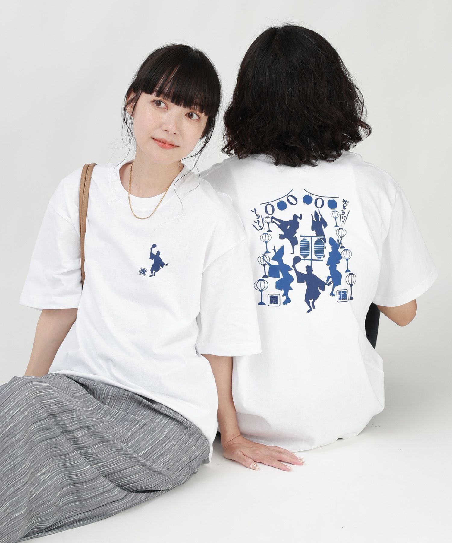 【グローバルワーク/GLOBAL WORK】のスーベニアTシャツ3/半袖/582246 インテリア・キッズ・メンズ・レディースファッション・服の通販 founy(ファニー) 　ファッション　Fashion　レディースファッション　Fashion for Women　トップス・カットソー　Cut & Sew Tops　シャツ・ブラウス・オフィスカジュアル　Elegant Blouses & Button-Ups　ロングTシャツ・Tシャツ　Longline T-Shirts & Tees　おすすめ　Recommended / Our Picks　イラスト　Illustration　グラフィック　Graphic, Graphic Design　プリント　Print, Printed Pattern　ミックス　Mix, Mixed Style　モチーフ　Motif, Design Theme　半袖　Short Sleeve, Half Sleeve　夏　Summer　オフ/阿波踊り03|ID: prp329100004659321 ipo3291000000033924187