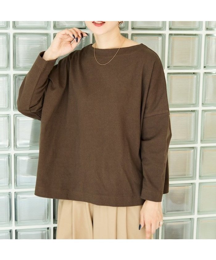 【フリークスストア/FREAK'S STORE】のバスク ロング スリーブ Tシャツ【限定展開】 インテリア・キッズ・メンズ・レディースファッション・服の通販 founy(ファニー) 　ファッション　Fashion　レディースファッション　Fashion for Women　トップス・カットソー　Cut & Sew Tops　シャツ・ブラウス・オフィスカジュアル　Elegant Blouses & Button-Ups　ロングTシャツ・Tシャツ　Longline T-Shirts & Tees　インナー　Innerwear　シューズ　Shoes, Footwear　シンプル　Simple, Minimal　ジャケット　Jacket, Outerwear　スニーカー　Sneakers, Trainers　スリーブ　Sleeve, Long Sleeve / Short Sleeve　定番　Standard, Basic Item　人気　Popular, Best Seller　バスク　Basque, Basque Style　ベーシック　Basic, Essential　ボトム　Bottoms, Lower Wear　リラックス　Relax, Relaxed Fit　ロング　Long, Long-Length　A/W・秋冬　Autumn/Winter　冬　Winter / This Winter　おすすめ　Recommended / Our Picks　エレガント 上品　Elegant　ブラウン|ID: prp329100004659339 ipo3291000000033946256