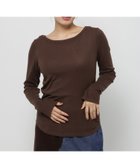 【ニコアンド/niko and】のカシミヤ混ラウンドヘムTシャツ 人気、トレンドファッション・服の通販 founy(ファニー) ファッション Fashion レディースファッション Fashion for Women トップス・カットソー Cut & Sew Tops シャツ・ブラウス・オフィスカジュアル Elegant Blouses & Button-Ups ロングTシャツ・Tシャツ Longline T-Shirts & Tees おすすめ Recommended / Our Picks シンプル Simple, Minimal ビスチェ Bustier, Corset Top ベスト Vest, Waistcoat 定番 Standard, Basic Item thumbnail ブラウン|ID: prp329100004659352 ipo3291000000034234699