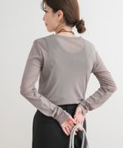【アーバンリサーチ ドアーズ/URBAN RESEARCH DOORS】のチュールロングTシャツ 人気、トレンドファッション・服の通販 founy(ファニー) ファッション Fashion レディースファッション Fashion for Women トップス・カットソー Cut & Sew Tops シャツ・ブラウス・オフィスカジュアル Elegant Blouses & Button-Ups ロングTシャツ・Tシャツ Longline T-Shirts & Tees 2025年 2025 2025春夏・S/S Spring/Summer 2025 SS25 インナー Innerwear シンプル Simple, Minimal スウェット / スエット Sweatshirt, Sweatwear スリーブ Sleeve, Long Sleeve / Short Sleeve チュール Tulip, Tulip Motif フィット Fit, Slim Fit エレガント 上品 Elegant 夏 Summer S/S・春夏 SS, Spring/Summer, Warm Season thumbnail GRAY|ID: prp329100004659425 ipo3291000000033721556