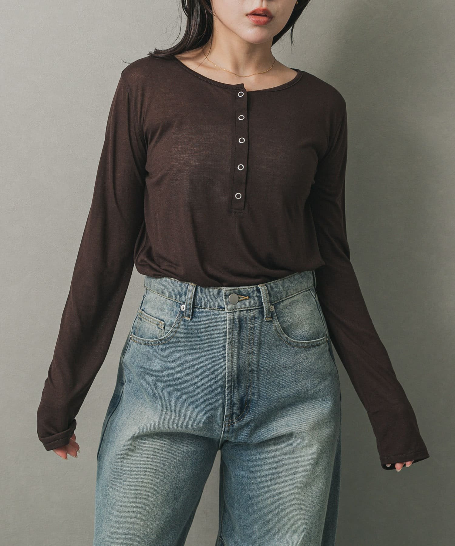 【センスオブプレイス/SENSE OF PLACE by URBAN RESEARCH】のヘンリーネックプレーンカットトップ 人気、トレンドファッション・服の通販 founy(ファニー) ファッション Fashion レディースファッション Fashion for Women 2025年 2025 2025-2026秋冬・A/W Autumn/Winter 2025–26 AW25–26 冬 Winter / This Winter おすすめ Recommended / Our Picks とろみ Fluid, Flowy Fabric インナー Innerwear カットソー Cut and Sewn Top キャミワンピース Cami Dress, Slip Dress トレンド Trend, Trending Now ベスト Vest, Waistcoat エレガント 上品 Elegant A/W・秋冬 Autumn/Winter other-1|ID: prp329100004659498 ipo3291000000034467824