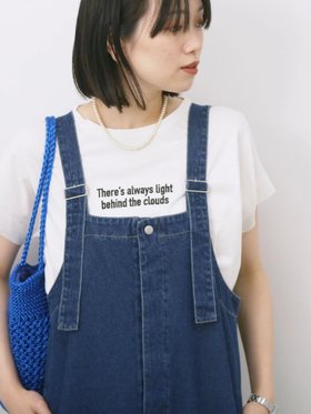 【サマンサモスモス/Samansa Mos2】のロゴ刺繍フレンチスリーブTシャツ 人気、トレンドファッション・服の通販 founy(ファニー) ファッション Fashion レディースファッション Fashion for Women トップス・カットソー Cut & Sew Tops シャツ・ブラウス・オフィスカジュアル Elegant Blouses & Button-Ups ロングTシャツ・Tシャツ Longline T-Shirts & Tees シンプル Simple, Minimal スリーブ Sleeve, Long Sleeve / Short Sleeve フレンチ French, French Style ワンポイント One Point, Statement Accent |ID:prp329100004659555