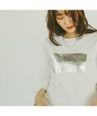 【グローバルワーク/GLOBAL WORK】の乾きやすいプリント7分袖/579367 オフ*箔スクエア05|ID: prp329100004659580 ipo3291000000033797547