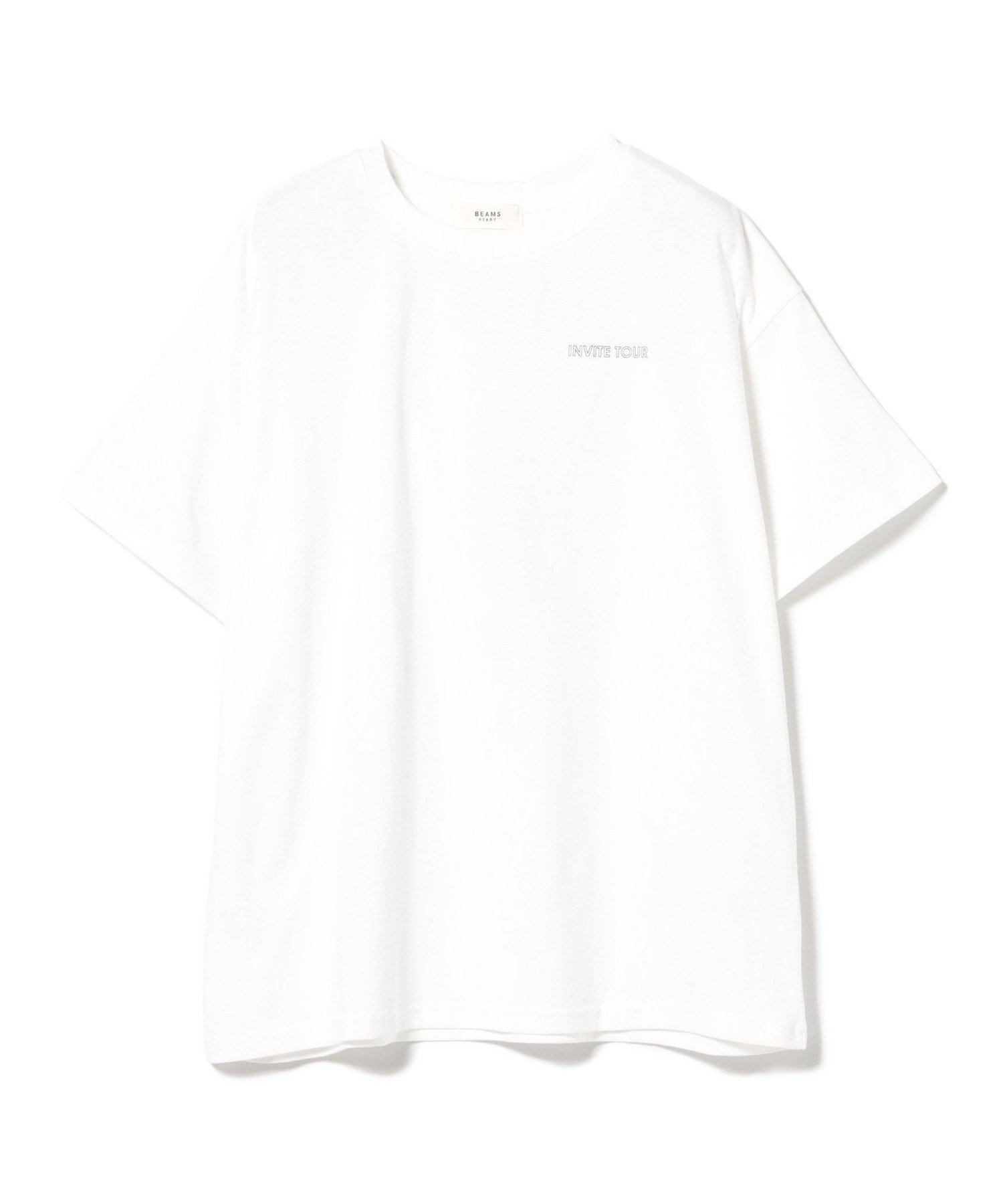 【ビームス ハート/BEAMS HEART】のバック カラフル ロゴ Tシャツ インテリア・キッズ・メンズ・レディースファッション・服の通販 founy(ファニー) 　ファッション　Fashion　レディースファッション　Fashion for Women　トップス・カットソー　Cut & Sew Tops　シャツ・ブラウス・オフィスカジュアル　Elegant Blouses & Button-Ups　ロングTシャツ・Tシャツ　Longline T-Shirts & Tees　バッグ　Bags　カラフル　Colorful Design　キャップ　Cap, Baseball Cap　シンプル　Simple, Minimal　スニーカー　Sneakers, Trainers　デニム　Denim, Jeans Material　トレンド　Trend, Trending Now　プリント　Print, Printed Pattern　リラックス　Relax, Relaxed Fit　ワンポイント　One Point, Statement Accent　OFF_WHT|ID: prp329100004659615 ipo3291000000033722236