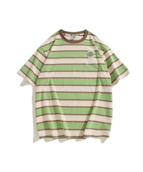 【アイモハ/aimoha】のHOOK -original-/ワッペン刺繍入り配色ボーダー半袖TEE 人気、トレンドファッション・服の通販 founy(ファニー) ファッション Fashion レディースファッション Fashion for Women トップス・カットソー Cut & Sew Tops おすすめ Recommended / Our Picks トレンド Trend, Trending Now フロント Front, Front Design ボーダー Border, Stripe 人気 Popular, Best Seller 半袖 Short Sleeve, Half Sleeve 定番 Standard, Basic Item |ID:prp329100004659620