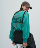 【ベイフロー/BAYFLOW】のオーバーサイズ ピグメントロゴロンT 人気、トレンドファッション・服の通販 founy(ファニー) ファッション Fashion レディースファッション Fashion for Women トップス・カットソー Cut & Sew Tops ロングTシャツ・Tシャツ Longline T-Shirts & Tees おすすめ Recommended / Our Picks シンプル Simple, Minimal タイトスカート Pencil Skirt, Tight Skirt A/W・秋冬 Autumn/Winter thumbnail グリーン70|ID: prp329100004659662 ipo3291000000033722447