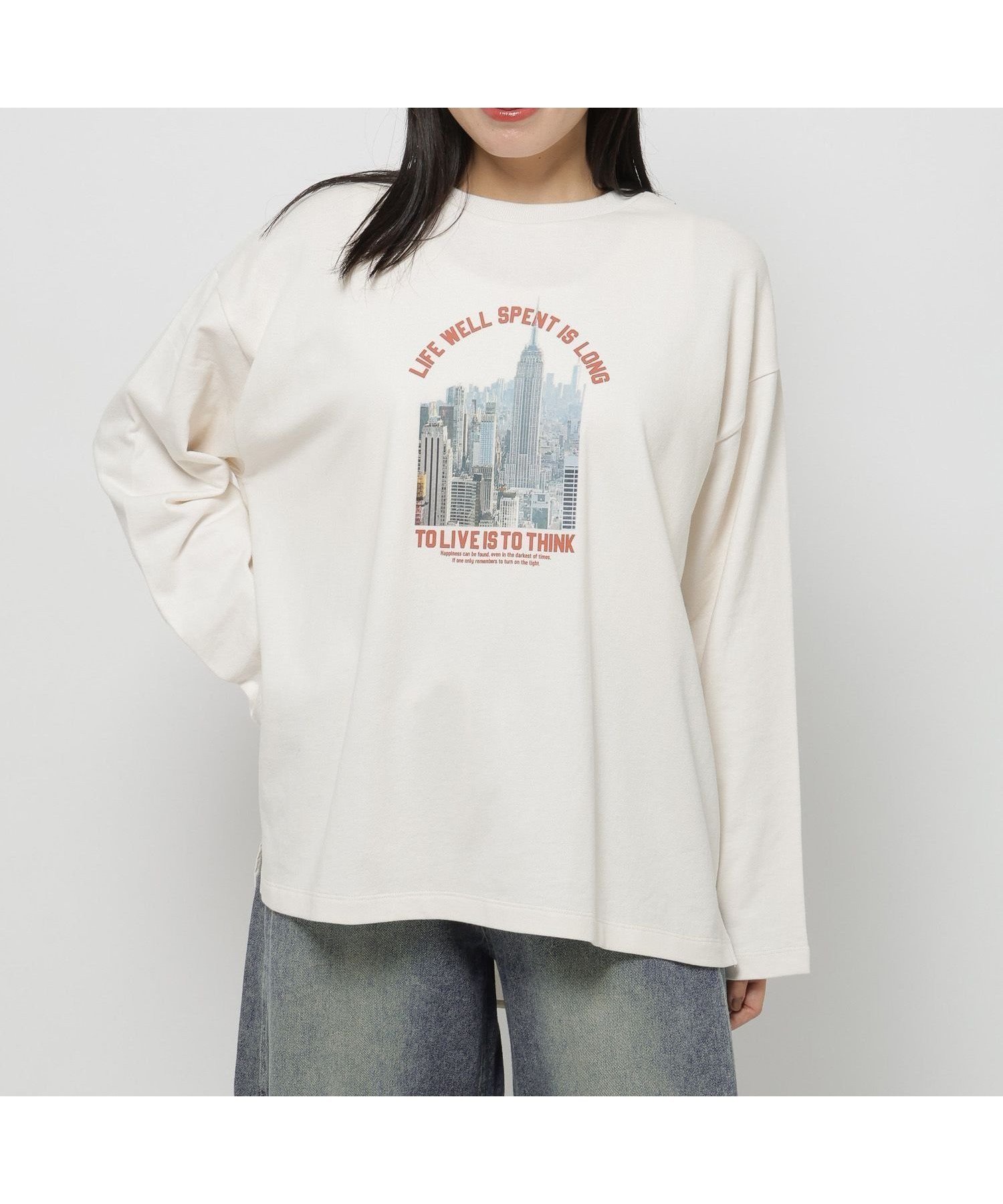 【ニコアンド/niko and】のバック布帛フォトプルオーバー インテリア・キッズ・メンズ・レディースファッション・服の通販 founy(ファニー) 　ファッション　Fashion　レディースファッション　Fashion for Women　トップス・カットソー　Cut & Sew Tops　カジュアルプルオーバー・ニットトップス　Pullovers & Knit Tops / Casual Pullovers　バッグ　Bags　おすすめ　Recommended / Our Picks　コーデュロイ　Corduroy, Cord Fabric　バランス　Balance, Style Balance　プリント　Print, Printed Pattern　ベロア　Velour, Soft Velvet　オフ|ID: prp329100004660200 ipo3291000000033725534