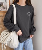 【アンドミー/andme】のロゴプリント ボリューム袖 コットン 長袖 Tシャツ 人気、トレンドファッション・服の通販 founy(ファニー) ファッション Fashion レディースファッション Fashion for Women トップス・カットソー Cut & Sew Tops シャツ・ブラウス・オフィスカジュアル Elegant Blouses & Button-Ups ロングTシャツ・Tシャツ Longline T-Shirts & Tees 人気 Popular, Best Seller 長袖 Long Sleeve, Full Sleeve プリント Print, Printed Pattern おすすめ Recommended / Our Picks thumbnail スミクロ|ID: prp329100004660219 ipo3291000000034235390