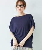 【ルクールブラン/le.coeur blanc】の《WEB限定アイテム》ランダムリブショルダータックプルオーバー ネイビー|ID: prp329100004660362 ipo3291000000033911967
