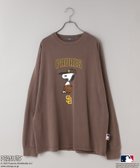【ローリーズファーム/LOWRYS FARM】の【LFM】MLB*SNOOPYロンT 人気、トレンドファッション・服の通販 founy(ファニー) ファッション Fashion レディースファッション Fashion for Women トップス・カットソー Cut & Sew Tops ロングTシャツ・Tシャツ Longline T-Shirts & Tees クール Cool, Chic サングラス Sunglasses, Shades プリント Print, Printed Pattern モチーフ Motif, Design Theme thumbnail BRN/パドレス|ID: prp329100004660389 ipo3291000000033793726