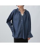 【レプシィム ローリーズファーム/LEPSIM LOWRYS FARM】のデニムフリルブラウス 人気、トレンドファッション・服の通販 founy(ファニー) ファッション Fashion レディースファッション Fashion for Women トップス・カットソー Cut & Sew Tops シャツ・ブラウス・オフィスカジュアル Elegant Blouses & Button-Ups おすすめ Recommended / Our Picks スリーブ Sleeve, Long Sleeve / Short Sleeve デニム Denim, Jeans Material フェミニン Feminine, Girly フリル Frill, Ruffle thumbnail インディゴブルー89|ID: prp329100004661000 ipo3291000000033728939