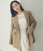 【アニュアンス/anuans】のステートメントウールオーバージャケット 人気、トレンドファッション・服の通販 founy(ファニー) ファッション Fashion レディースファッション Fashion for Women アウター Coat / Outerwear Collection レディースジャケット・軽アウター Jackets ジャケット Jacket, Outerwear ツイル Twist, Twisted Detail ハンド Hand, Handmade パターン Pattern, Design Print フィット Fit, Slim Fit リラックス Relax, Relaxed Fit エレガント 上品 Elegant thumbnail BEIGE|ID: prp329100004661001 ipo3291000000033877707