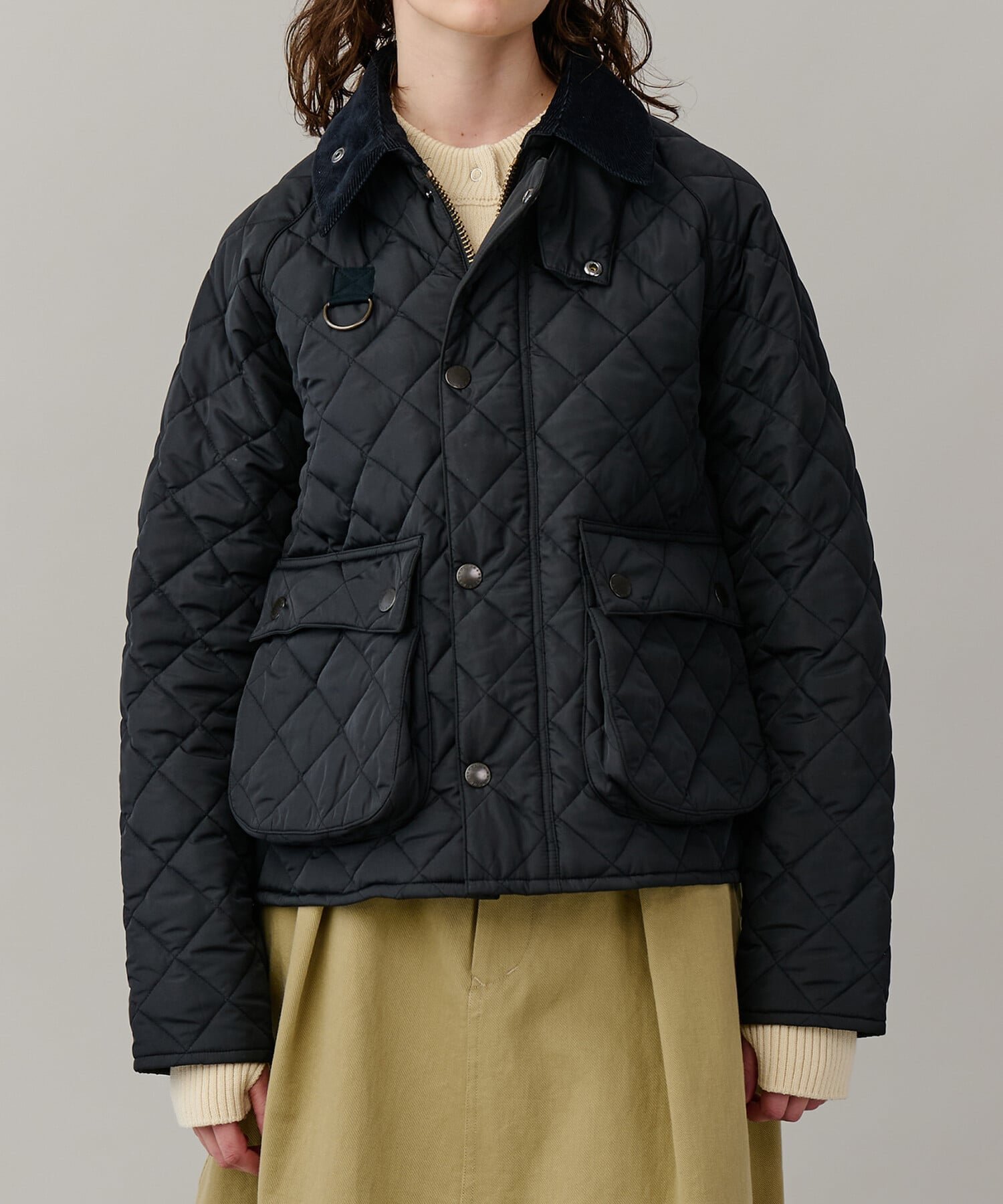 【ビショップ/Bshop】の別注 BLYTH キルティングジャケット WOMEN インテリア・キッズ・メンズ・レディースファッション・服の通販 founy(ファニー) 　ファッション　Fashion　レディースファッション　Fashion for Women　アウター　Coat / Outerwear Collection　レディースジャケット・軽アウター　Jackets　キルティング　Quilted, Quilting　コーデュロイ　Corduroy, Cord Fabric　ショート　Short, Short Length　ジャケット　Jacket, Outerwear　スリーブ　Sleeve, Long Sleeve / Short Sleeve　フラップ　Flap, Flap Pocket　ポケット　Pocket, Pocket Detail　別注　Limited Edition, Custom Order　軽量　Lightweight, Ultra Light　BLACK|ID: prp329100004661043 ipo3291000000033891424