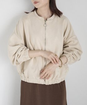 【リラクロ/relaclo】のmitis/フェイクスウェードジップアップブルゾン 人気、トレンドファッション・服の通販 founy(ファニー) ファッション Fashion レディースファッション Fashion for Women アウター Coat / Outerwear Collection ブルゾンジャケット・スポーティアウター Blouson Jackets インナー Innerwear ハイネック High Neck, Mock Neck バランス Balance, Style Balance ブルゾン Blouson, Bomber Jacket ボトム Bottoms, Lower Wear |ID:prp329100004661168