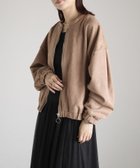 【リラクロ/relaclo】のmitis/フェイクスウェードジップアップブルゾン 人気、トレンドファッション・服の通販 founy(ファニー) ファッション Fashion レディースファッション Fashion for Women アウター Coat / Outerwear Collection ブルゾンジャケット・スポーティアウター Blouson Jackets インナー Innerwear ハイネック High Neck, Mock Neck バランス Balance, Style Balance ブルゾン Blouson, Bomber Jacket ボトム Bottoms, Lower Wear thumbnail ピンクベージュ|ID: prp329100004661168 ipo3291000000033730129