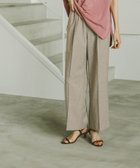 【グローバルワーク/GLOBAL WORK】の吉高由里子さん着用/スッキリイージーパンツ/571422 杢ベージュ52|ID: prp329100004661202 ipo3291000000033730273